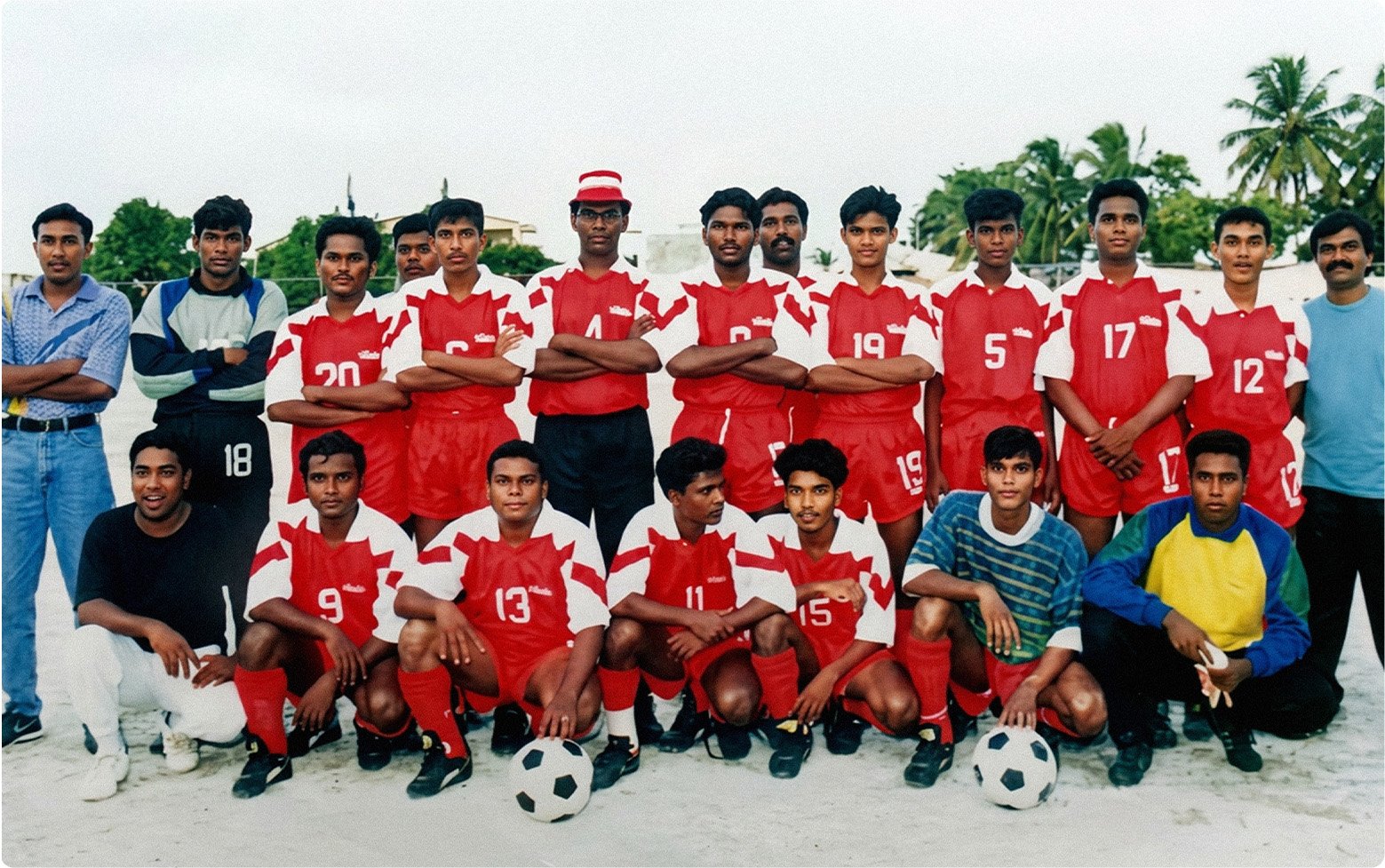 The first Immigration football team