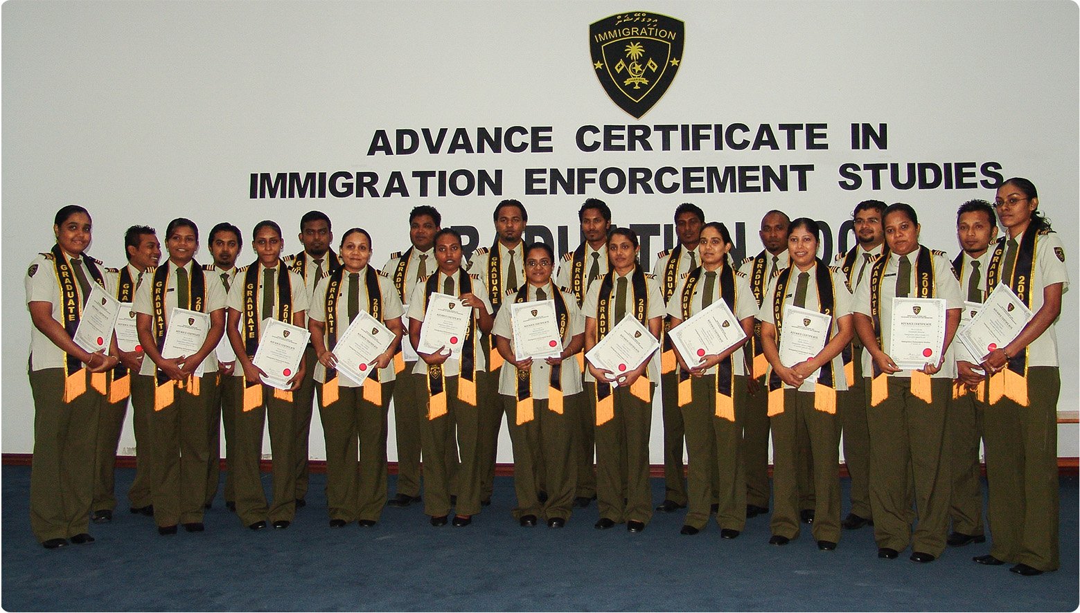 Graduates of the Advanced Certificate in Immigration Enforcement Studies, 2007