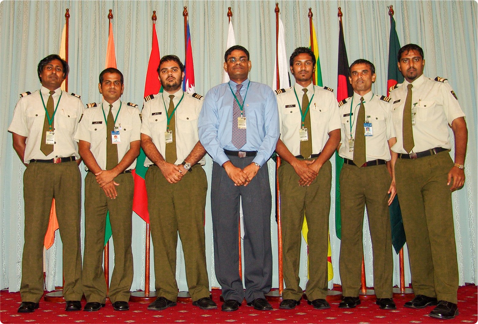 Organising team of the 2nd SAARC Immigration Authorities Meeting, 2007