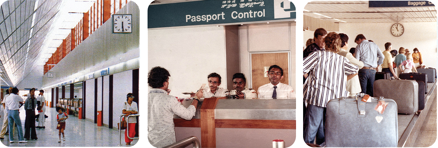 Malé International Airport, 1981