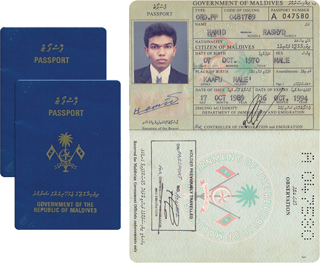 Third issue A Series Passport